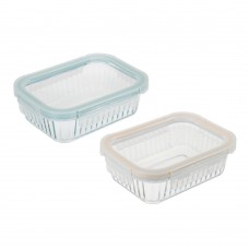 Контейнер жаропрочный SATOSHI стекло 640мл (2 цвета)