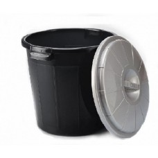 Бак пл. 40,0 л с крыш. черный/Ангарск/Сибполимер