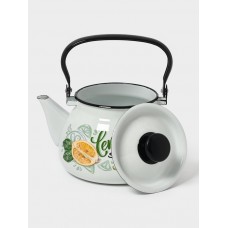 Чайник эм. 3,0л сф.м/ручка Лимонный сет белый (4) 42104-122/6 КЕР