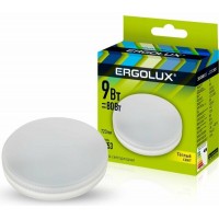 Лампа светодиодная для встроенных светильников Ergolux LED-GX53-9W-GX53-3K 3000К 9Вт