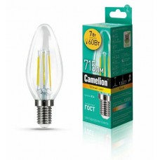 Лампа светодиодная Cameliоn LED7-СW35-FL/830/Е14 7Вт 220В Лампа светодиодная Cameliоn LED7-СW35-FL/830/Е14 7Вт 220В