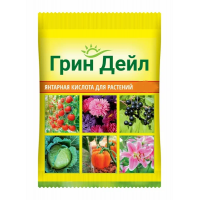 Янтарная кислота для растений 5мл.Грин Дэйл, ВХ