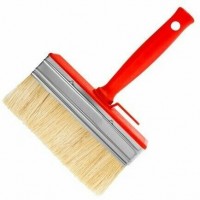 Кисть Столичная №3 плоская (маклавица) 40х140мм., натуральная щетина, деревянная ручка