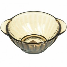 Бульонница 510мл Дымчатое стекло с ушками ELICA ( Стеклопласт)