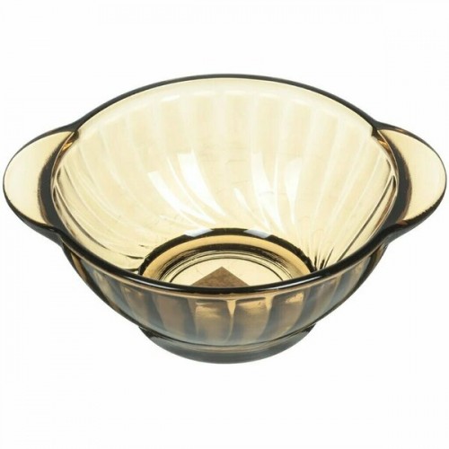 Бульонница 510мл Дымчатое стекло с ушками ELICA ( Стеклопласт)