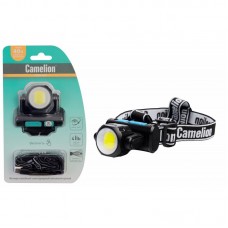 Фонарь LED53402 налобный 4 реж. аккумулятор 3.7В, черный COB+LED 3.5Вт,Type - C, Camelion Фонарь LED53402 налобный 4 реж. аккумулятор 3.7В, черный COB+LED 3.5Вт,Type - C, Camelion