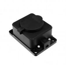 Колодка штепсельная с защит.крышкой (уличная розетка 1 мест.) S1-М1Z Volsten Колодка штепсельная с защит.крышкой (уличная розетка 1 мест.) S1-М1Z Volsten