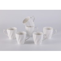 Кружка 350мл фарфор белая