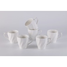 Кружка 350мл фарфор белая