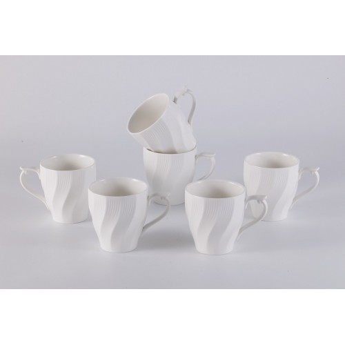 Кружка 350мл фарфор белая