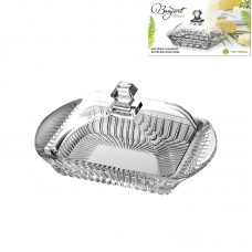 Масленка с крышкой, стекло