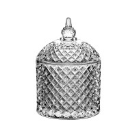 Ваза с крышкой 509гр.стекло