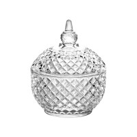 Ваза с крышкой 342гр.стекло