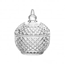 Ваза с крышкой 342гр.стекло