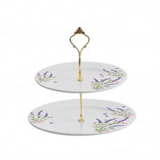 Фруктовница 2-х ярусная 17,8 и 22,9см. 