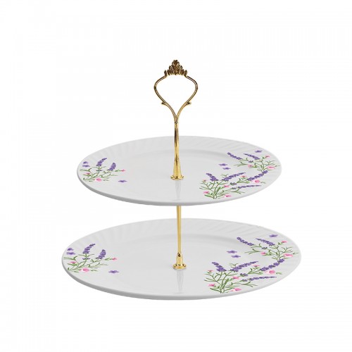 Фруктовница 2-х ярусная 17,8 и 22,9см. 