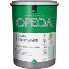 Эмаль акриловая ОРЕОЛ глянцевая ментоловая 1,0 кг.