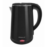 Чайник ERGOLUX ELX-KS09-C02 черный пластик/нерж. сталь,1,8л, 220-240В, 1800 Вт)