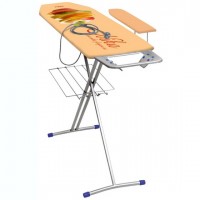 Доска гладильная Ника-3 1225*345 h70-85см подставка п/утюг подрукав-к эл/удл., полка д/белья