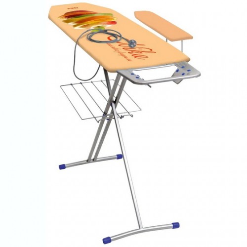 Доска гладильная Ника-3 1225*345 h70-85см подставка п/утюг подрукав-к эл/удл., полка д/белья