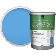 Эмаль акриловая ОРЕОЛ глянцевая голубая  1кг