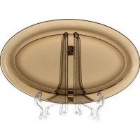 Блюдо овальное Амбьянте 22,5см. (Стеклопласт)