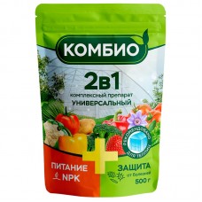 Комбио 2 в 1универс.удобрение, двойное действие:питает и защищает от болезней,500г дойпак