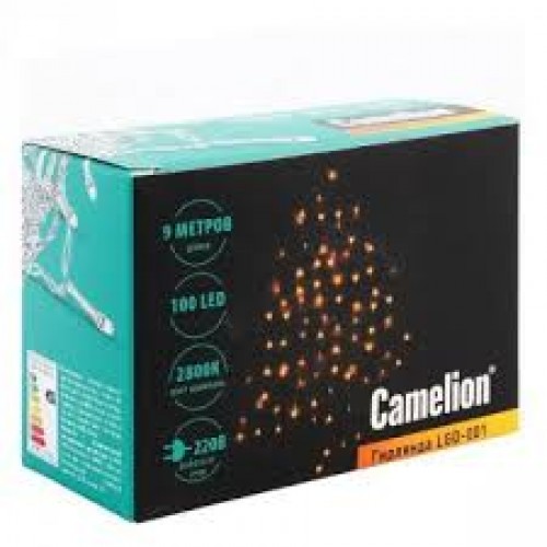 Гирлянда LGD-001 100LED 220В IP20, 9 метров, Camelion Гирлянда LGD-001 100LED 220В IP20, 9 метров, Camelion