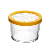 Банка малая с желтой крышкой, с стикером v=220мл SL Basic