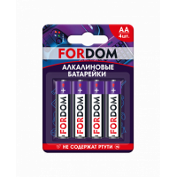 FORDOM Элементы питания AA/LR6 4шт