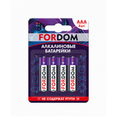 FORDOM Элементы питания AAA/LR3 4шт