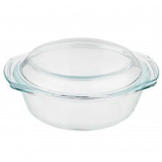 Кастрюля жаропроч. с крышкой, стекло, 23,5*20,6*9,6см 1,5л. SATOSHI