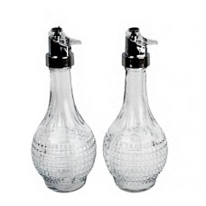Бутылка стекло для масла/соусов VENICE с мет.дозатором (набор 2 шт) BT089WCL