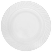 Тарелка плоская d=19 белая стеклокерамика СОЦ