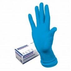 Перчатки Dermagrip High Risk р-р L (8-9) , уп.2пары, смотровые латекс. нестер. неопудр.