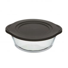 Кастрюля круглая с пласт.крышкой 2100мл. Borcam