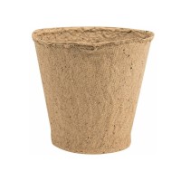 Горшочек торфяной 100-110мм круглый, 500 мл.(вложимость в уп/150 шт)
