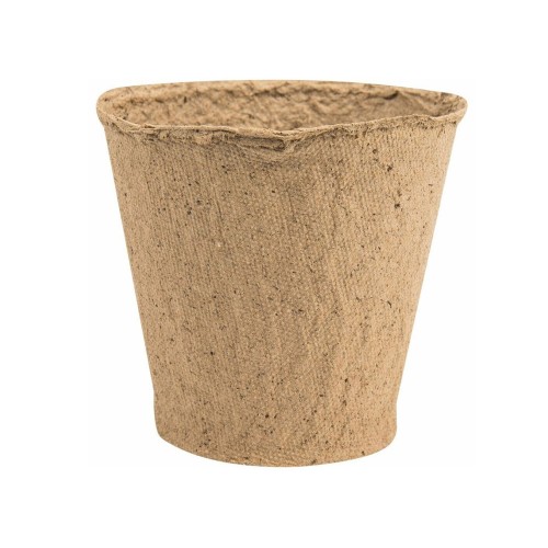 Горшочек торфяной 100-110мм круглый, 500 мл.(вложимость в уп/150 шт)