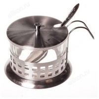 Сахарница стекл в мет подст. 0,2 мл HT06-S B1