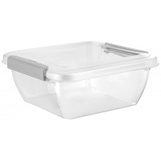 Контейнер для продуктов с защелками 0,5л квадратный Plast Team Helsinki