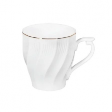 Кружка 350мл. Золотая линия форфор. п/уп. З-Г