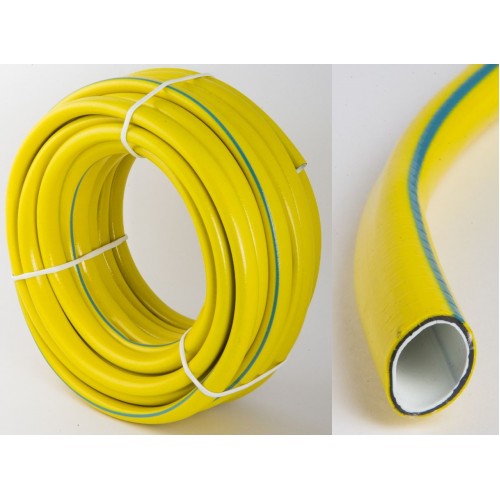 Шланг поливочный армированный усиленный ПВХ d-18мм/тол.2,5мм. Аквапроф 25 мет. (З-Г)