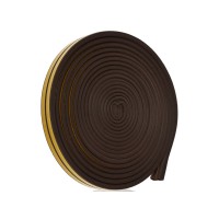 Уплотнитель резиновый D-профиль 8*9мм 10м коричневый ( Д-В)