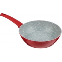 Сотейник литой d24см, антипригарное покрытие мрамор, индукция, Верден SATOSHI