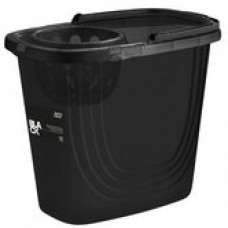 Ведро прямоугольное с отжимом 10л Spin&Clean Black