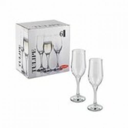 Набор фужеров для шампанского (6шт) 190мл TULIPE (Стеклопласт) Набор фужеров для шампанского (6шт) 190мл TULIPE (Стеклопласт)