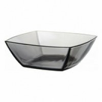 Салатник GRAY 160*160мм квадратный (Стеклопласт)