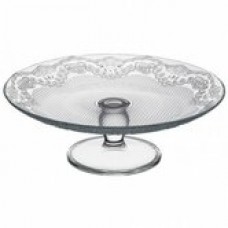 Блюдо на ножке 250мм. Lacy (Стеклопласт)