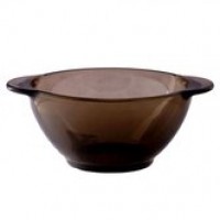 Бульонница 560мл Дымчатое стекло с ушками (Стеклопласт)