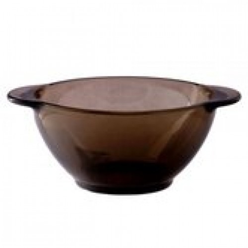 Бульонница 560мл Дымчатое стекло с ушками (Стеклопласт)